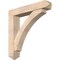 Ekena Millwork Thorton Arts and Crafts Smooth Bracket w/ Offset Brace, Douglas Fir, 7 1/2"W x 40"D x 40"H BKT0806X40X40THR03SDF - alternate 1